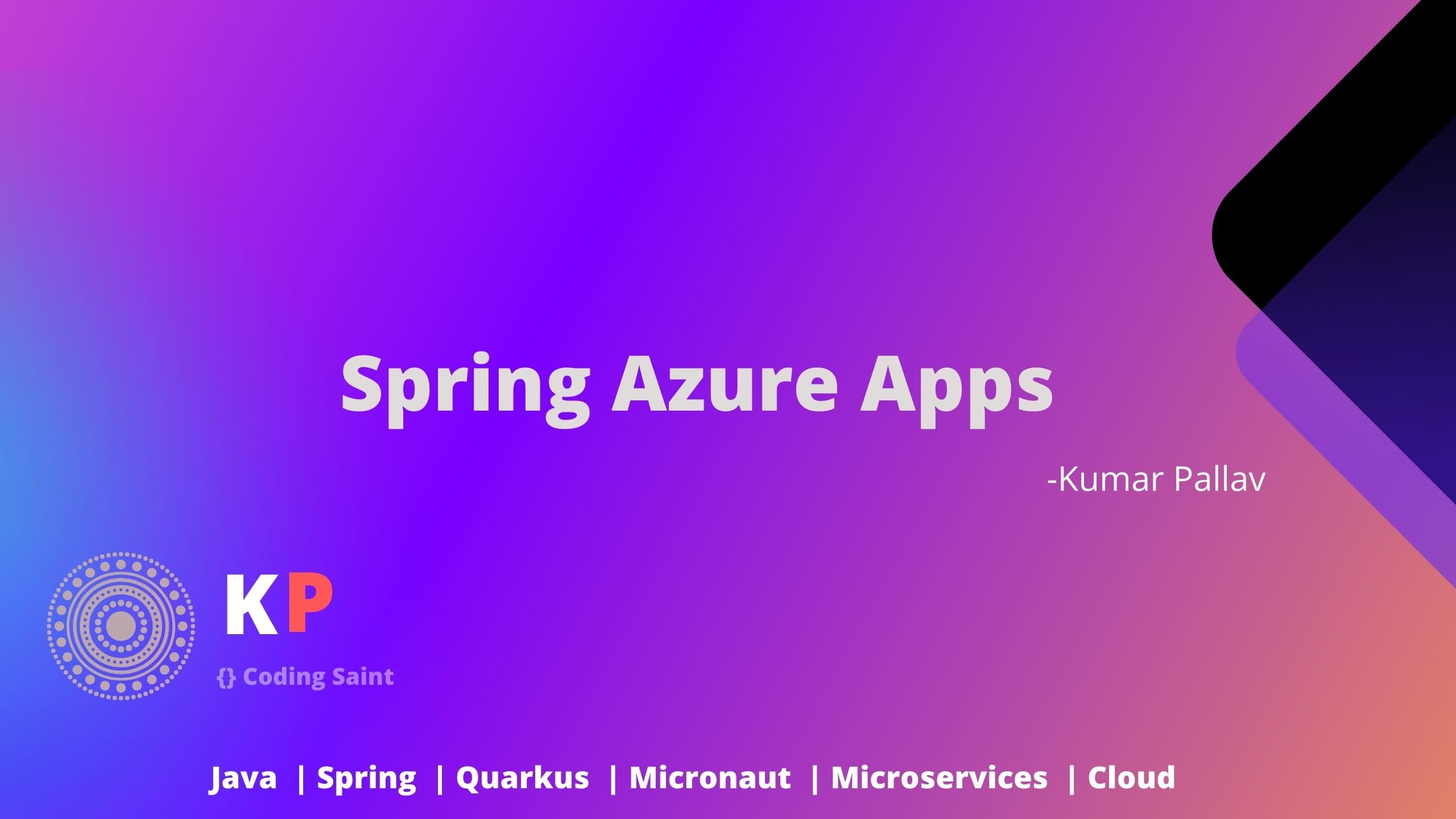 First Spring Boot App at Azure Spring App and GitHub Action